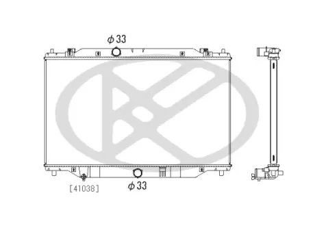 Радіатор охолоджування двигуна KOYORAD PL063736R