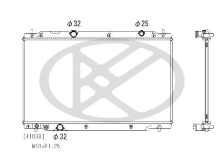 Фото радіатор KOYORAD PL083561 Радіатор KOYORAD PL083561