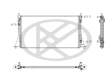 Радіатор двигуна FORD USA MUSTANG MACH-E Electric 07.20- KOYORAD PL323943