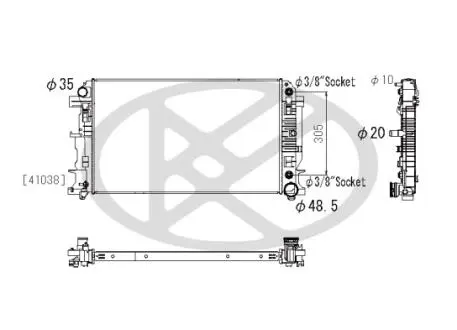 Автозапчасть KOYORAD PL412613