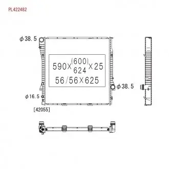 Радиатор системы охлаждения KOYORAD PL422482