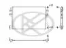 Радіатор двигуна AUDI A1, A1 ALLSTREET, A1 CITY CARVER, SEAT ARONA, IBIZA V, SKODA FABIA IV, KAMIQ, SCALA, VW POLO VI, TAIGO, T-CROSS 1.0/1.0CNG/1.5 01.17- KOYORAD PL443810 (фото 1)
