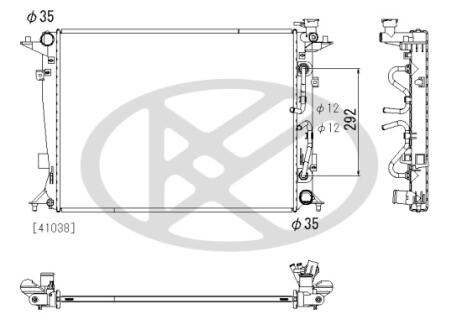 Радиатор KOYORAD PL813077