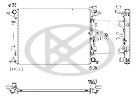 Радиатор KOYORAD PL813077