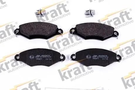 Тормозные колодки дисковые 21980 KRAFT 6005679