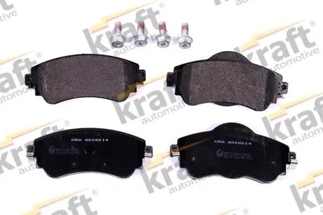 Тормозные колодки дисковые KRAFT 6006014