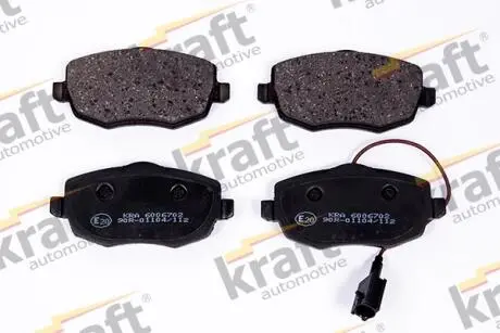 Тормозные колодки дисковые 24073 KRAFT 6006702