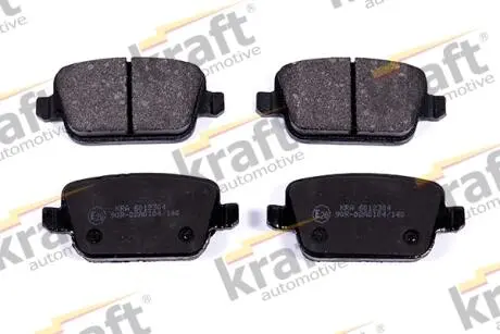 Тормозные колодки дисковые 24537 KRAFT 6012304