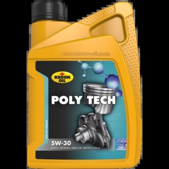 Масло моторное Poly Tech 5W-30 (1 л) KROON OIL 32578