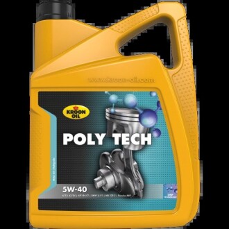 Масло моторное POLY TECH 5W-40 5л KROON OIL 36140