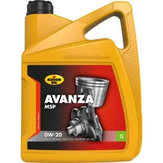 Олива моторна Avanza MSP 0W-20 5л KROON OIL 37350