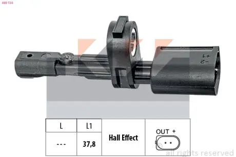 Датчик ABS KW 460 134