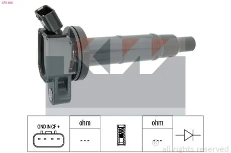 Котушка запалення KW 470466