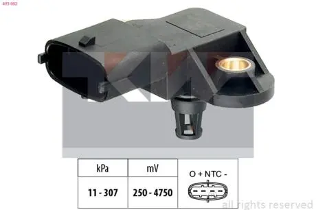 Датчик вакуума KW 493 082