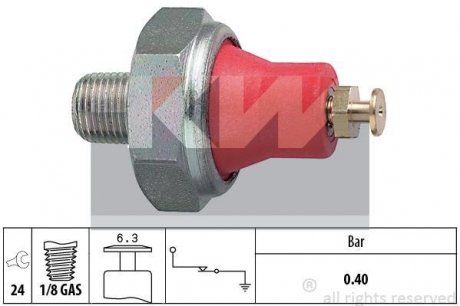 Датчик тиску мастила KW 500016 (фото 1)