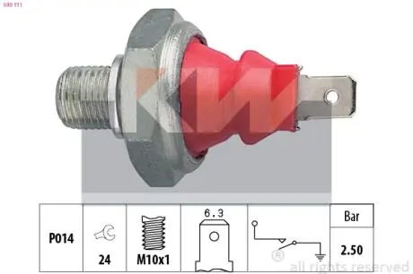 Датчик давления смазки KW 500111