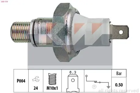 Датчик тиску мастила KW 500119