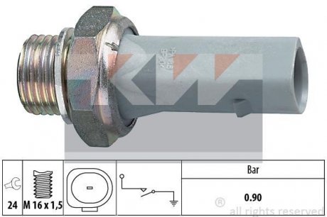 Датчик тиску мастила KW 500150 (фото 1)