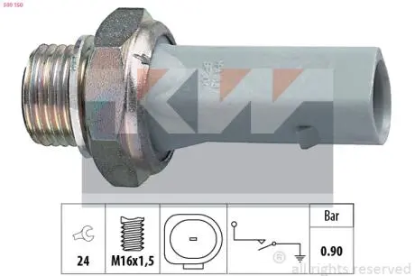 Датчик давления смазки KW 500150
