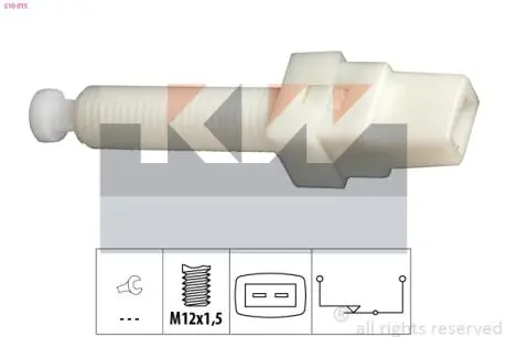 Вимикач ліхтаря сигналу гальма KW 510015