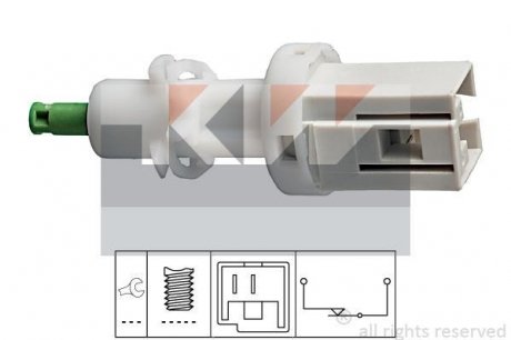 Выключатель фонаря сигнала тормоза KW 510068 (фото 1)