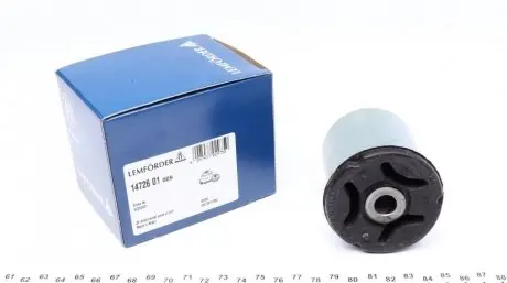 Сайлентблок балки DAEWOO/OPEL Espero/Nexia/Astra F/Kadet E "R "91-"08 LEMFORDER 14726 01