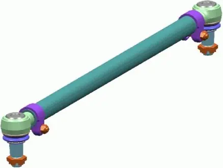 Кермова тяга поперечна LEMFORDER 34696