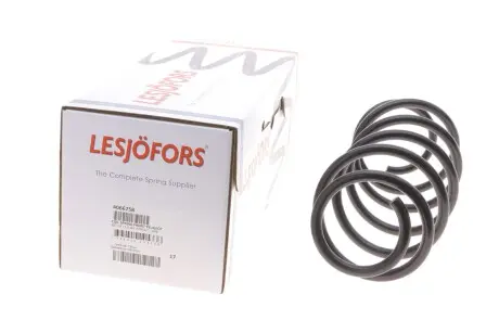 Пружина (передняя) Peugeot 207 1.4 06-15 (хэтчбек)/SW 1.4 07-13 (универсал)) (+AC) LESJOFORS 4066758