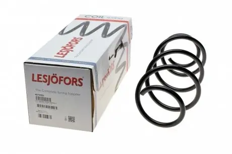 Пружина (передняя) Renault Clio III 1.2/16V/Hi-Flex 05-14 (унив/накл.с.ч)/Modus 1.2/16V 10- (накл.) LESJOFORS 4072991
