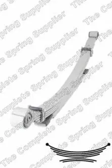 Ресора задн (кількість листів: 6x580) FORD RANGER 2.2D/2.5/3.2D 04.11- LESJOFORS 6127540