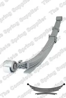 Ресора задн (кількість листів: 6x745) VW AMAROK 2.0D/3.0D 09.10- LESJOFORS 6195013