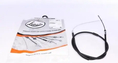Трос ручника (задний) (R) BMW 5 (E60)/5 (E61) 01-10 (1673/1170mm) LINEX 06.01.45