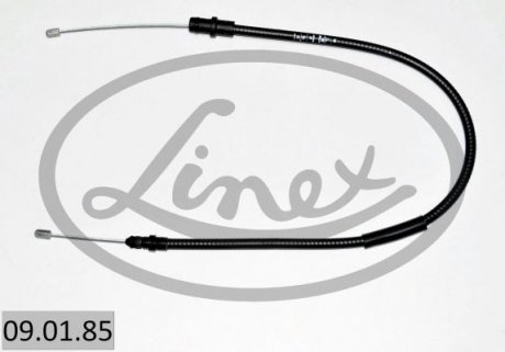Трос ручника (передний) Citroen Jumpy/Peugeot Expert 1.6-2.0 HDi 95-06 (903/653mm) LINEX 09.01.85