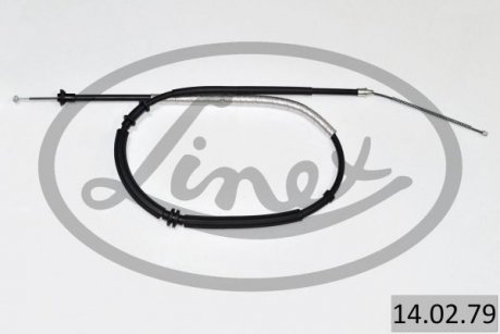 Трос ручного тормоза RКCZ. FIAT T. TIPO 1,4-1,6 15- LE/PR LINEX 140279