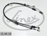Трос перемикання передач Лів/Прав (1654mm/1526mm) FORD FIESTA VI 1.4D/1.6D 06.08-04.17 LINEX 154419 (фото 1)