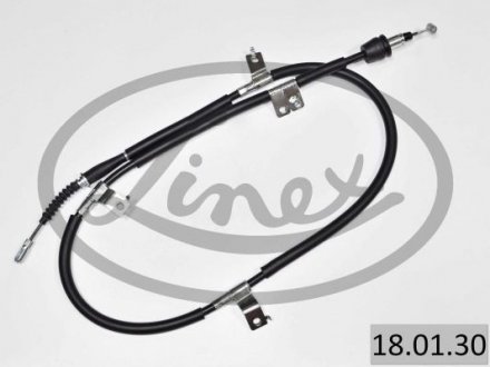 Трос ручника (задній) (L) Hyundai i30 07-12 (1675/1500mm) LINEX 18.01.30 (фото 1)