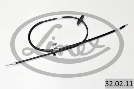 Трос ручника (R) Opel Astra J/Chevrolet Cruze 09- (1815/1685 мм) LINEX 32.02.11