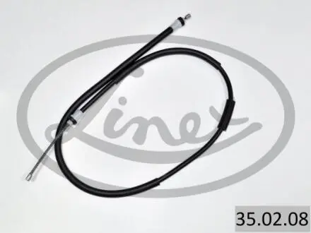 Трос ручного тормоза зад. L Renault Clio III 1.2-2.0 16V S 06.05- LINEX 350208