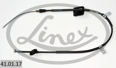 Трос стояночного гальма задн Прав (1390мм/1145мм) SUZUKI GRAND VITARA I 1.6-2.7 03.98-09.05 LINEX 410117