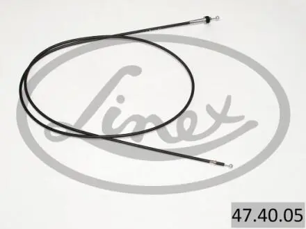 Трос капоту VW Golf II 83-91 (1733/1676 мм) LINEX 47.40.05
