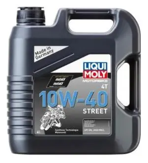 ОЛИВА МОТОРНА НС-СИНТЕТИЧНА MOTORBIKE 4T 10W-40 STREET 4Л LIQUI MOLY 1243