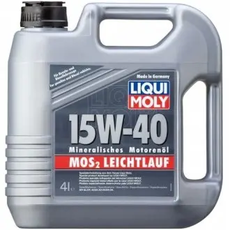 Масло моторное MoS2 Leichtlauf 15W-40 (4 л) LIQUI MOLY 1949