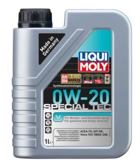 Масло 0W-20 SPECIAL TEC V 1L LIQUI MOLY 20631