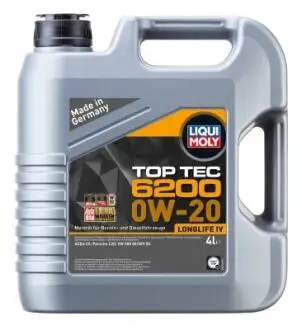 Моторна олива TopTec 6200 0W-20, 4л. LIQUI MOLY 20788