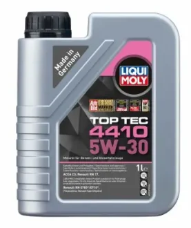 Моторна олива TopTec 4410 (1L) 5W30, ACEA C3, RENAULT RN 0700, RENAULT RN 0710, RENAULT RN 17 LIQUI MOLY 21402