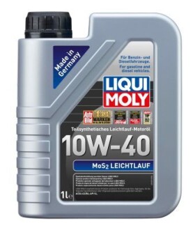 Моторное масло MoS2 Leichtlauf Super (1L +) SAE 10W40 LIQUI MOLY 2626