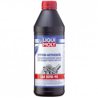 Трансмиссионное масло Hypoid GL-5 80W-90 минеральное 1 л LIQUI MOLY 3924 (фото 1)
