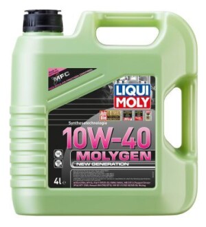 ОЛИВА МОТОРНАЯ MOLYGEN NEW GENERATION 10W-40 4Л LIQUI MOLY 8538