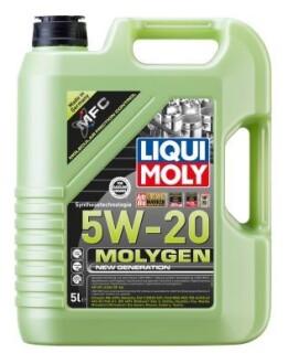 ОЛИВА МОТОРНАЯ MOLYGEN NEW GENERATION 5W-20 5Л LIQUI MOLY 8540