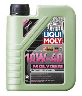 Олива моторна Molygen New Generation 10W-40 1л LIQUI MOLY 9955 (фото 1)